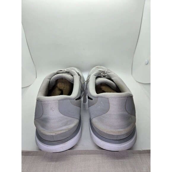 Nike Flex 2017 RN Shoes Mens 15 Pure Platinum Wolf Grey Running Athletic Sneaker - Picture 5 of 8